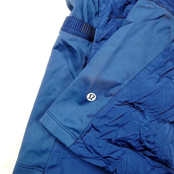 Lululemon Women's Psychic Blue Down for It All Running Full-Zip Puffer Jacket 2 - Picture 3 of 7